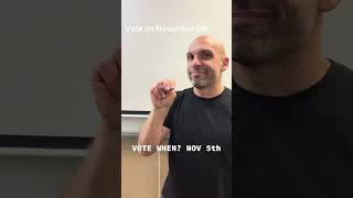 Vote on November 5th #asl #americansignlanguage #signlanguage #learnsignlanguage #signwithjp #l Vote on November 5th #asl #americansignlanguage #signlanguage #learnsignlanguage #signwithjp #l