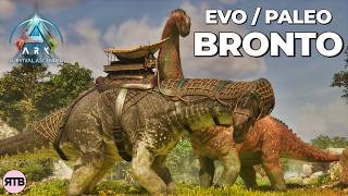 How to Tame The NEW Paleo EVO Brontosaurus! Ark Survival Ascended | ARK Paleo Cluster - E13
