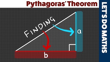 Finding lengths a or b - Pythagoras