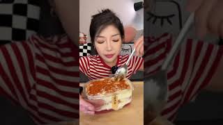 #1 Mukbang jambon cake|| Kajie