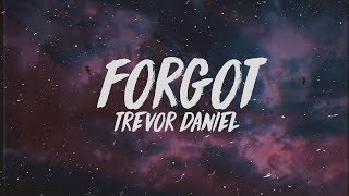 Miniatura de vídeo de "Trevor Daniel - Forgot (Lyrics)"