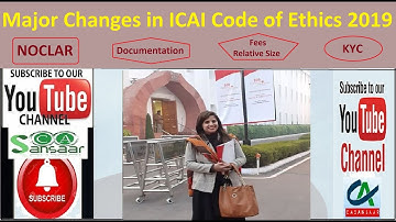 Major Changes in ICAI Code of Ethics 2019