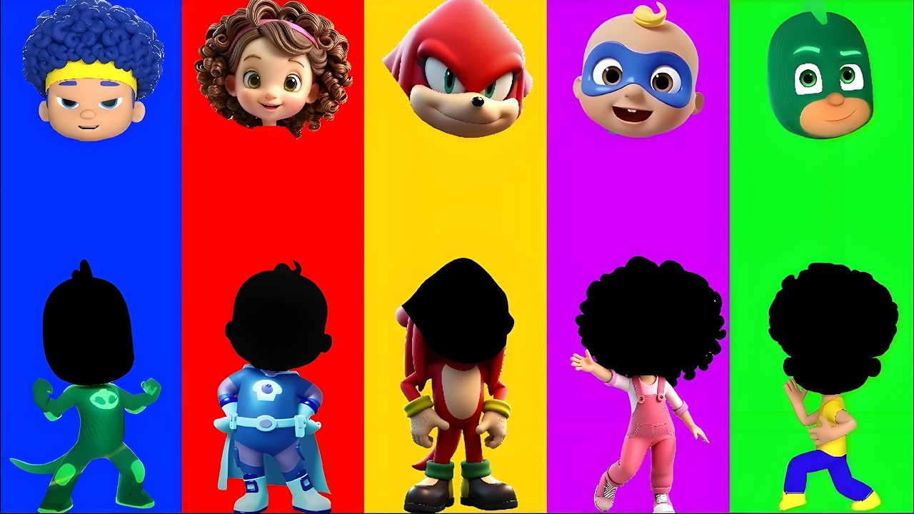 Wrong eyes👀 challenge DAME TU COSITA Pj Masks Funny Puzzle Wrong Heads