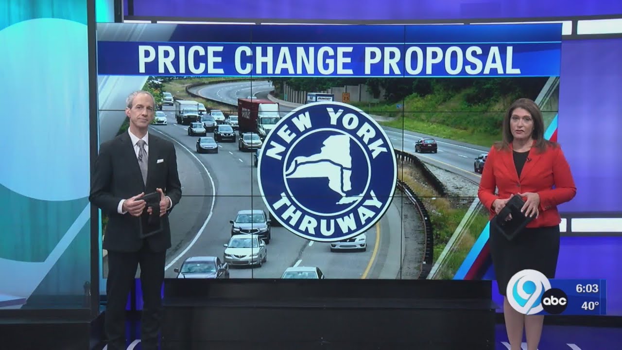 Thruway Authority proposes to increase tolls in 2024 YouTube