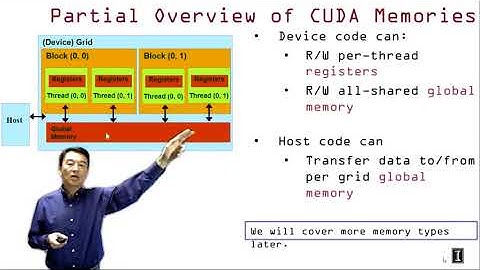 Heterogeneous Parallel Programming -1.5 Introduction to CUDA Memory Allocation and Data Movement API
