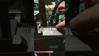 colourful iGame rtx 3080 10gb graphics card. quick look.cool display screen