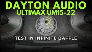 Dayton Audio Ultimax test in IB