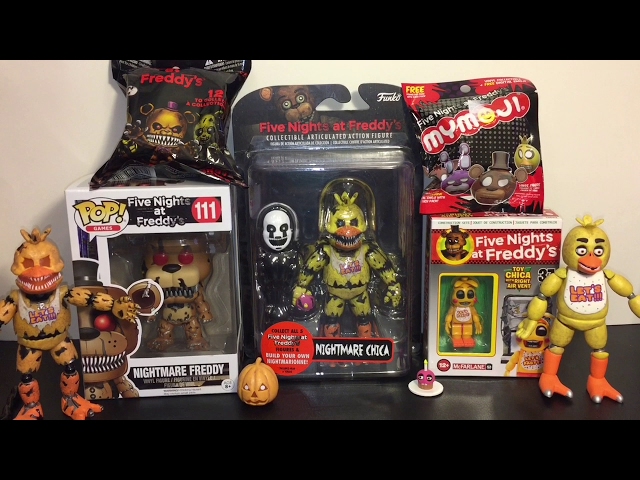  Funko POP Games Five Nights at Freddy's Nightmare Chica Action  Figure : Funko: Toys & Games