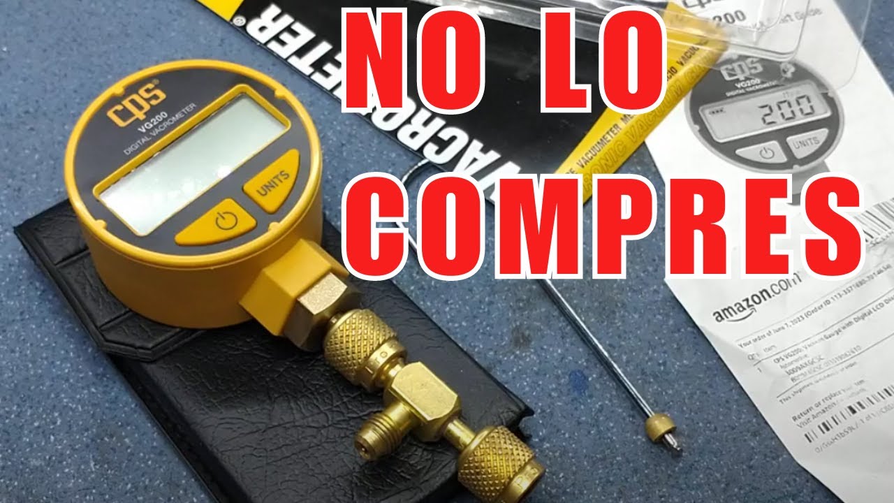 Vacuómetro CPS VG200, No lo compres sin antes ver este vídeo