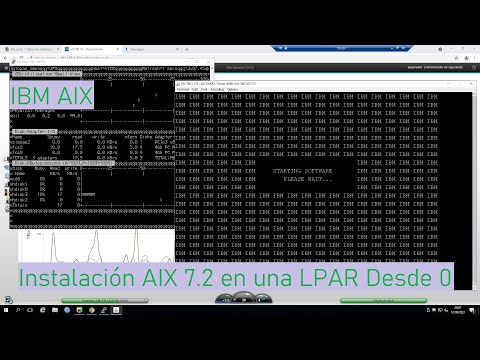 IBM AIX: Instalación AIX 7.2 en una LPAR desde cero