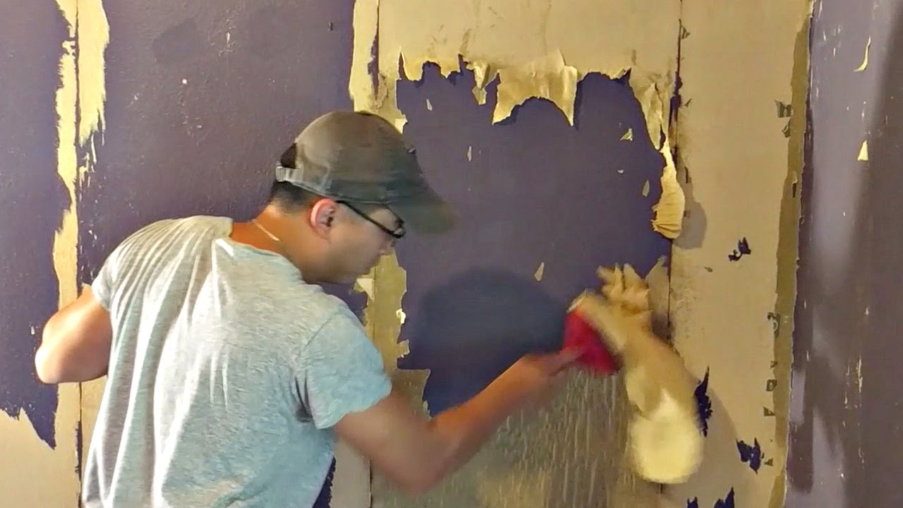 How to Remove Wallpaper Glue   YouTube