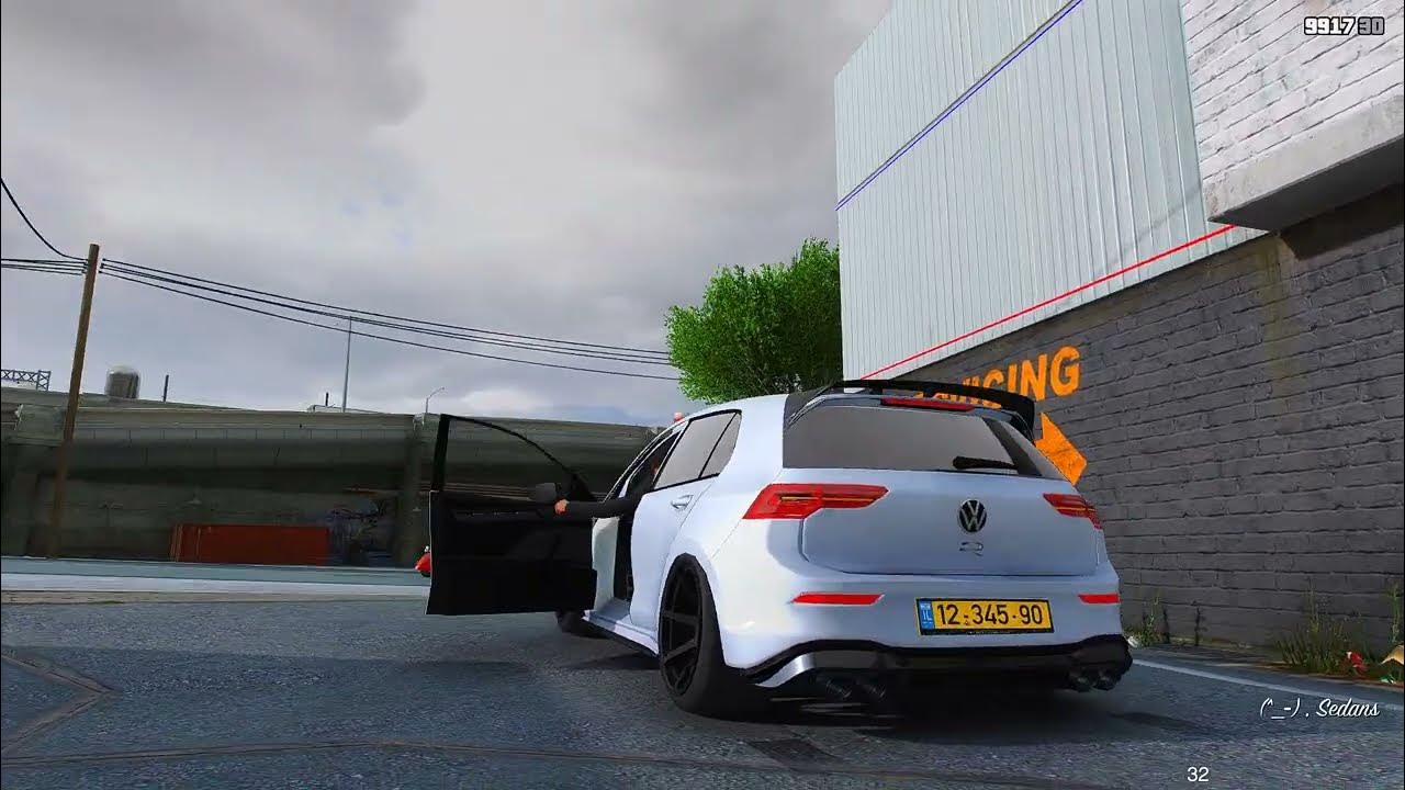 golf r mk8 gta v animated sunroof جولف فلسطين بانوراما YouTube