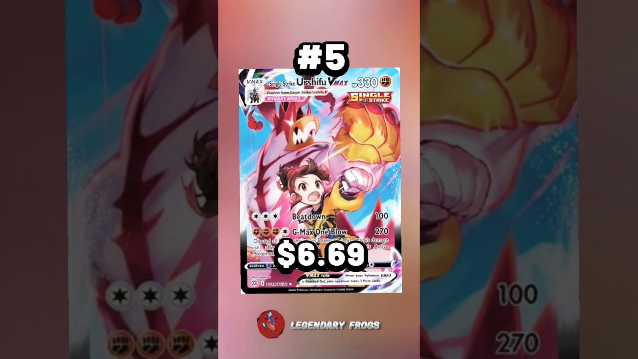 Top 10 Urshifu Vmax Cards Pokemon Top10pokemon Pokemoncards Toppokemon Pokemontcg