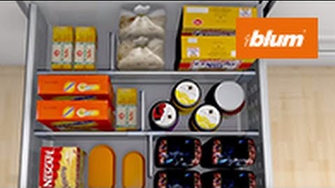 ORGA-LINE: Provisions arranged practically for ease of access | Blum