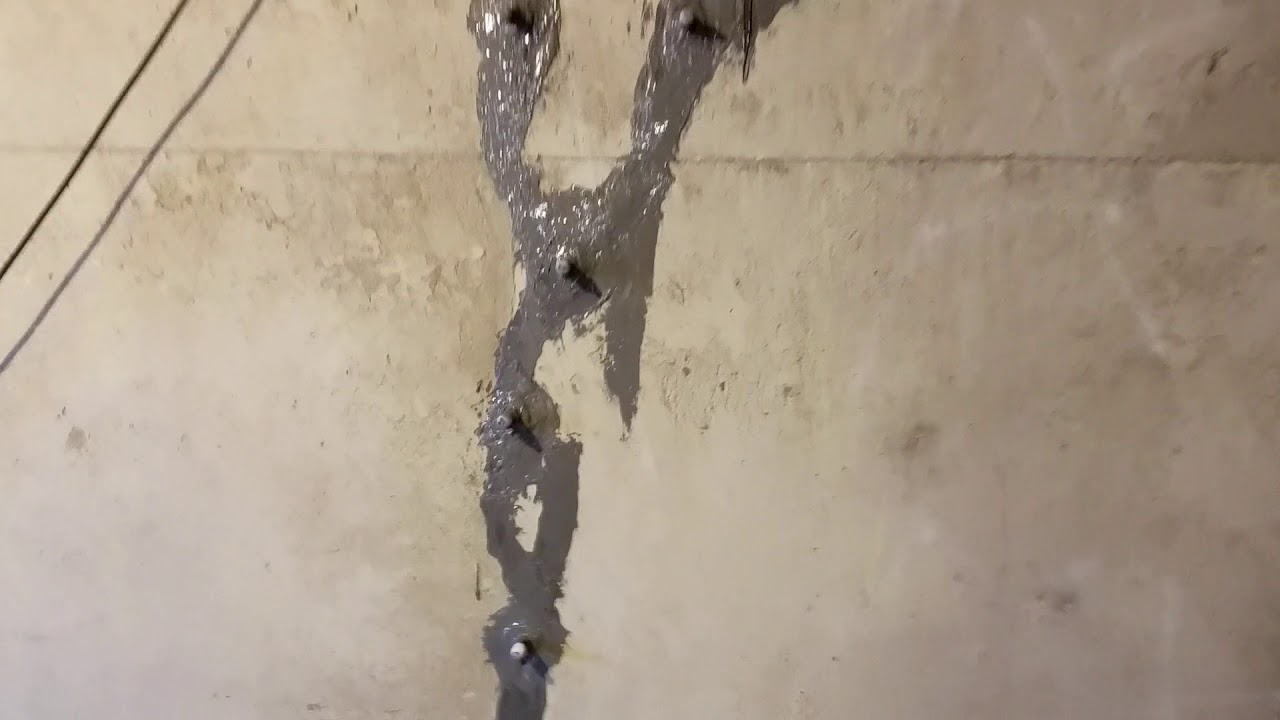 MB Vistas Foundation Repair - Epoxy Injection - YouTube