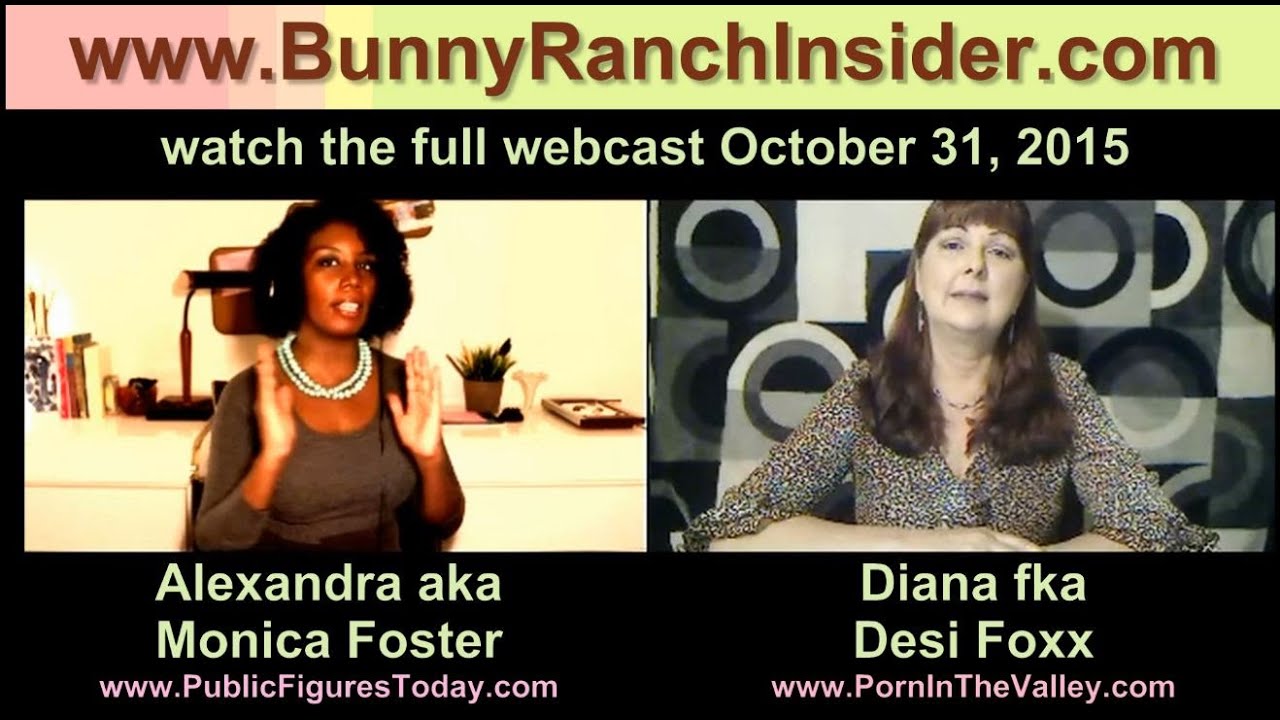 Diana Fka Desi Foxx Is The Bunny Ranch Brothel Insider October 31st Webcast Preview Youtube 