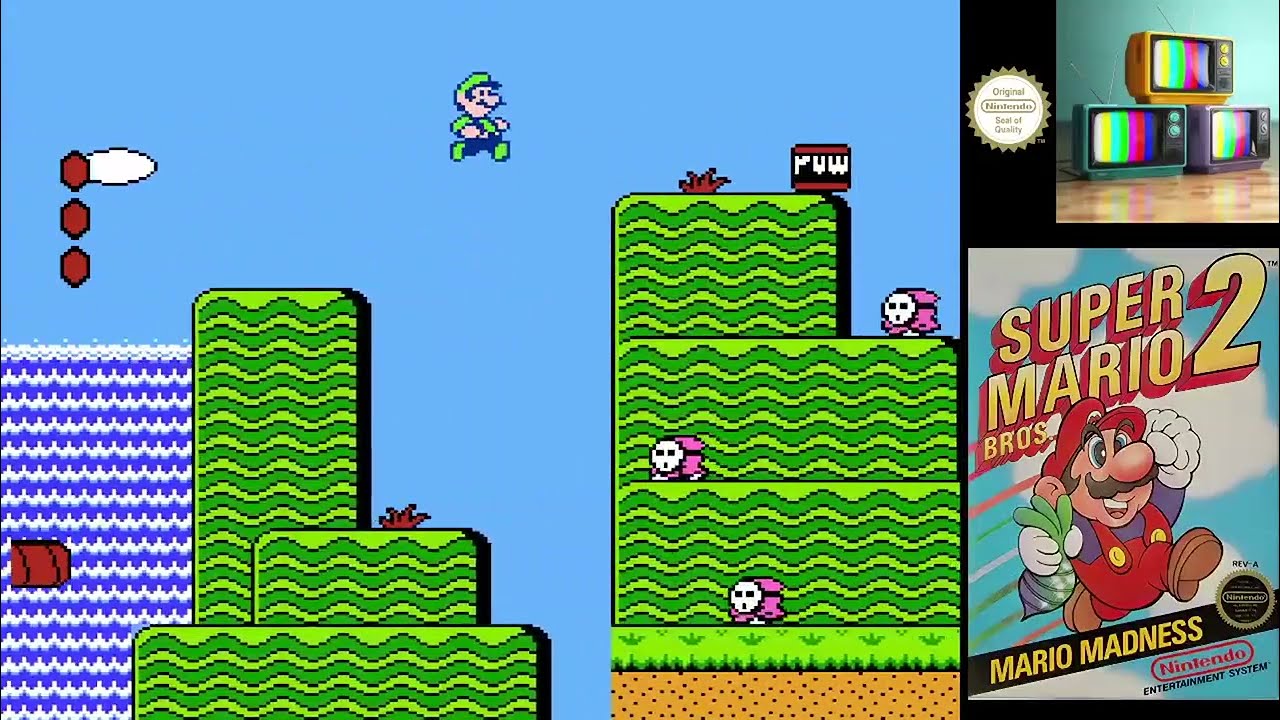 NES Super Mario Bros 2 | Full Game | Walkthrough | No Commentary - #retrogaming #nintendo #nostalgia