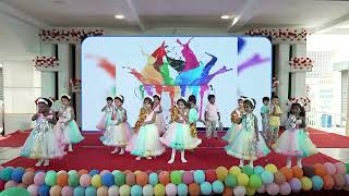 Nursery Dance | Liztoz Preschool | Gandhimanagar | 11th Annual Day 2023 | Rise (The Rainbow Friends)