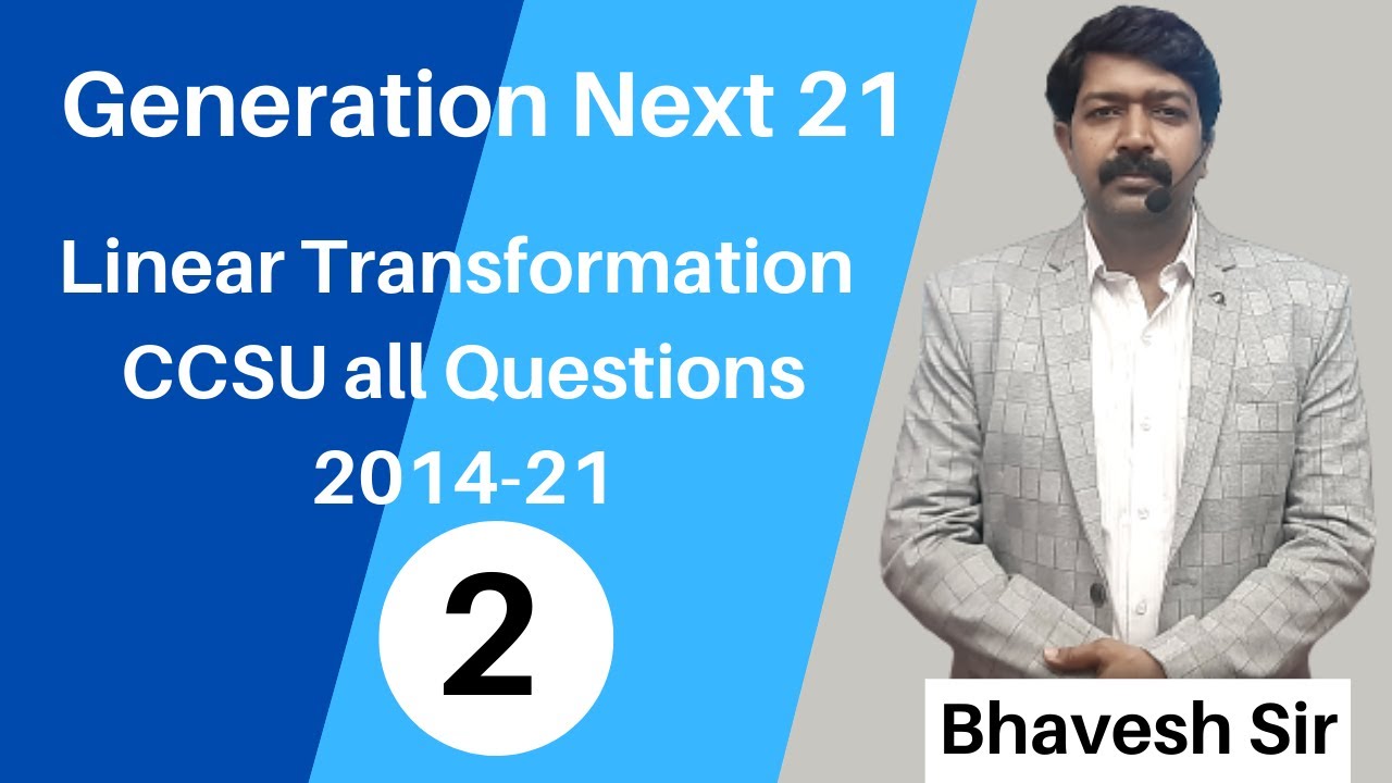 Linear Transformation Questions Part 2 - YouTube