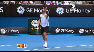 Djokovic Federer Nadal  Unreal Angle Shot (HD)