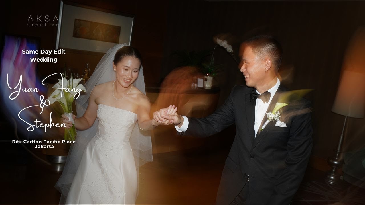 Stephen & Yuan Fang Same Day Edit Wedding Video at Ritz Carlton Pacific Place Jakarta 4K