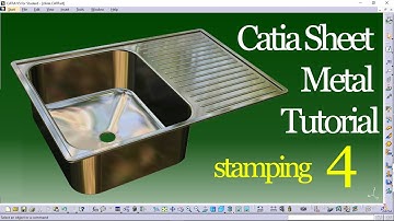 HOW TO DESIGN SHEET METAL IN CATIA V5 part 4 (HINDI TUTORIAL) #catia #tutorial #sheet #metal #design
