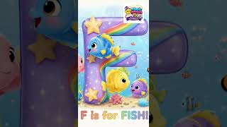 “F is for Fish 🐟 | ABC Phonics for Kids | #abc #abclearning #subitizing