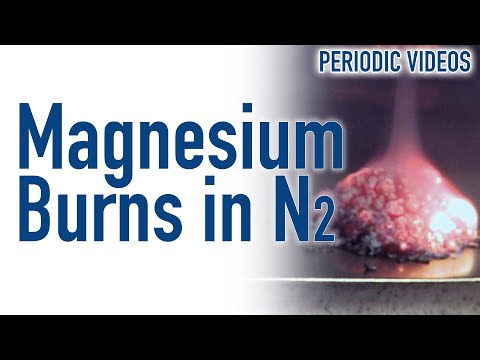 Video: Bagaimanakah magnesium nitrida terurai?