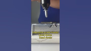 Industrial riveting tool for riveting large steelrivets#szent #riveter #rivet#poprivet#kseetrivet