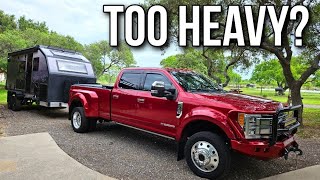 Too Heavy for the F450??!?! Palomino PAUSE Overland OffRoad RV!