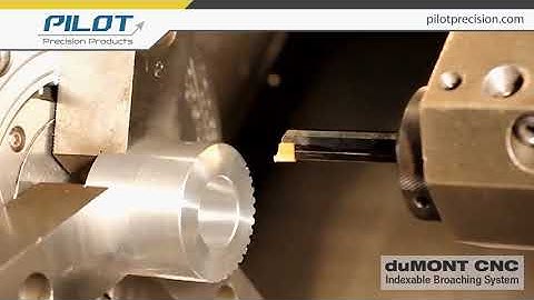 duMONT Tooling System External Toothing without Relief Groove on CNC Lathe