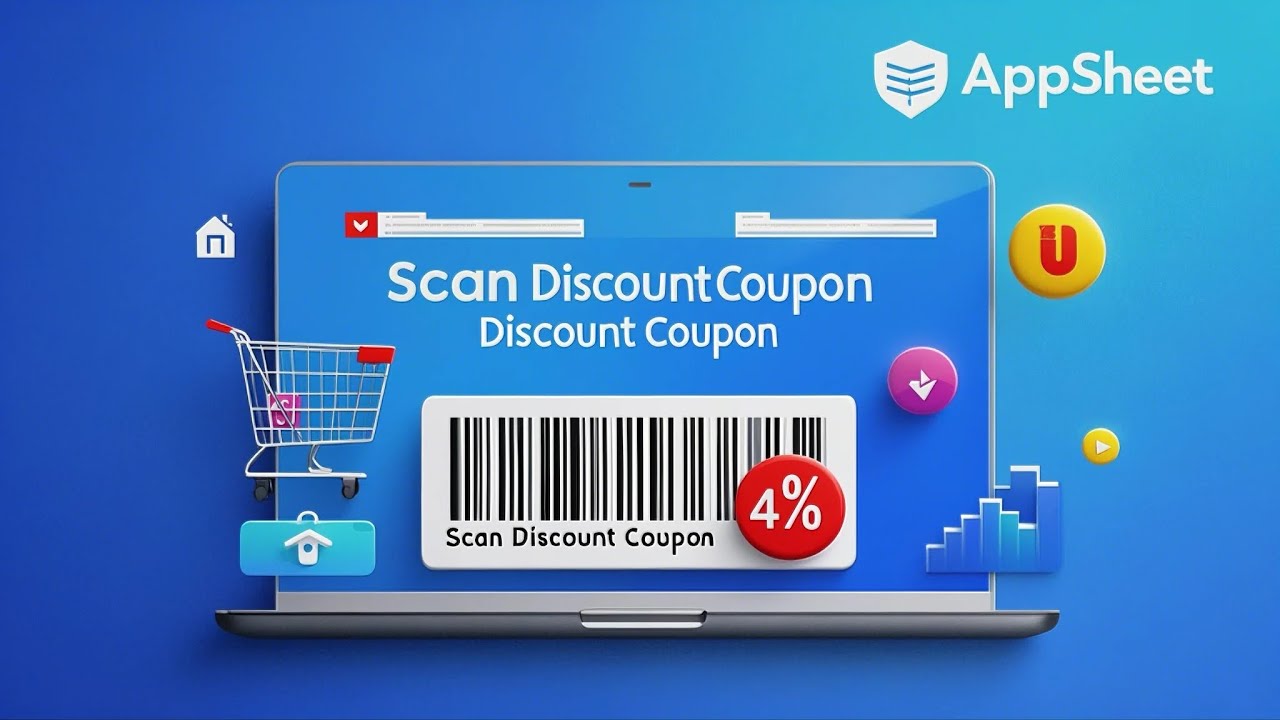 RAHASIA! Cara Membuat Kupon Diskon Otomatis di AppSheet dengan Scan Barcode untuk Penjualan 🚀💰