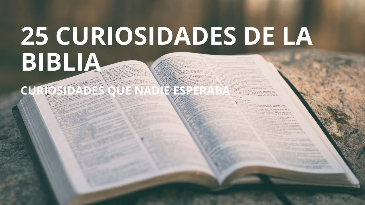 📜 25 curiosidades INCREÍBLES de la Biblia que NO CONOCÍAS – TE VA A ...