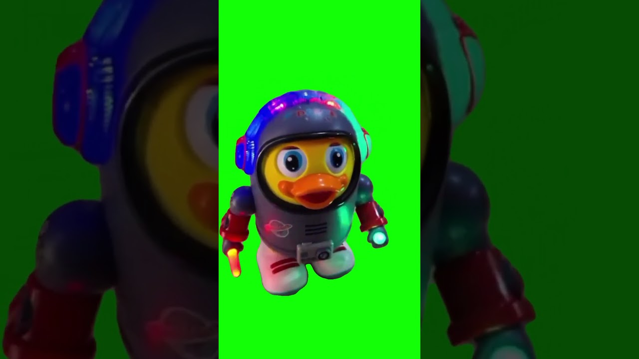 Dancing Duck Astronaut Green Screen