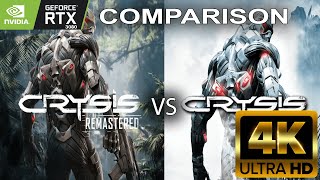 Crysis Remastered Vs Orginal | Full Introduction | DIRECT COMPARISON - FHD 4K 2160P