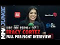 Tracy Cortez concerned about late opponent change | UFC on ESPN+ 37 pre-fight interview
