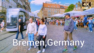 Bremen Germany Walking Tour In Bremen  4k 60fps