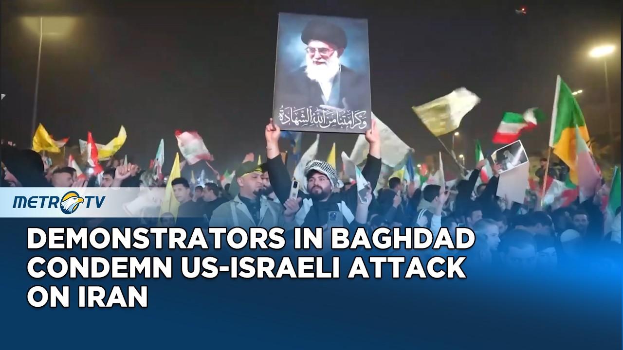 Mass Protests Erupt in Baghdad Against US-Israeli Attack on Iran