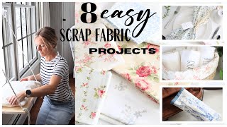 Easy Scrap Fabric Projects Sewing Projects Handmade Sewing Crafts Diy Fabric Projects