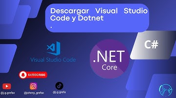 Descargar Visual Studio Code y Dotnet