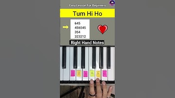Tum Hi Ho❤️️| Piano Lesson | #shotrs