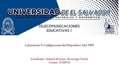 Configuración BÁSICA del Firewall ASA 5505 Cisco Packet Tracer