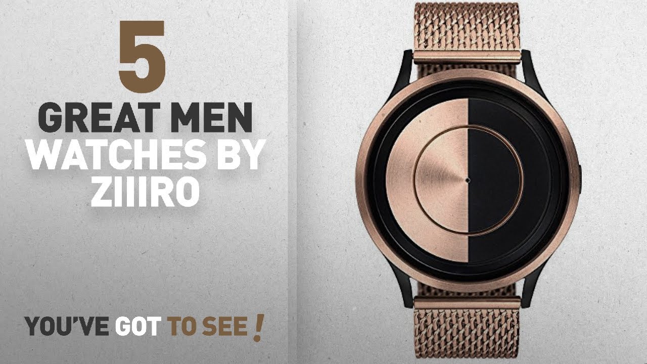 Top 10 Ziiiro Men Watches [ Winter 2018 ]: ZIIIRO Lunar Unisex Watches Rose  Gold