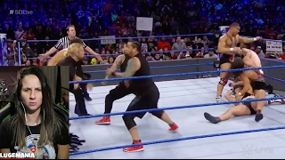 WWE Smackdown 2/7/17 12 Man Tag Team