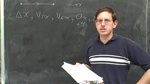 Physics: One-dimensional kinematics (7)