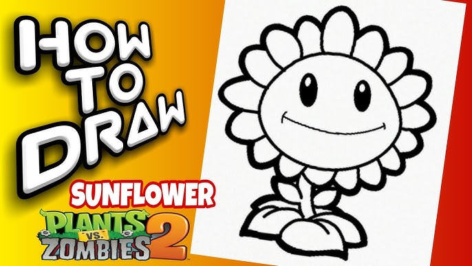 i drew a primal sunflower :D : r/PlantsVSZombies