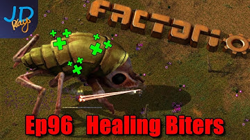 Ep96 Healing Biters | Factorio Biter Hell | Gameplay, Lets Play