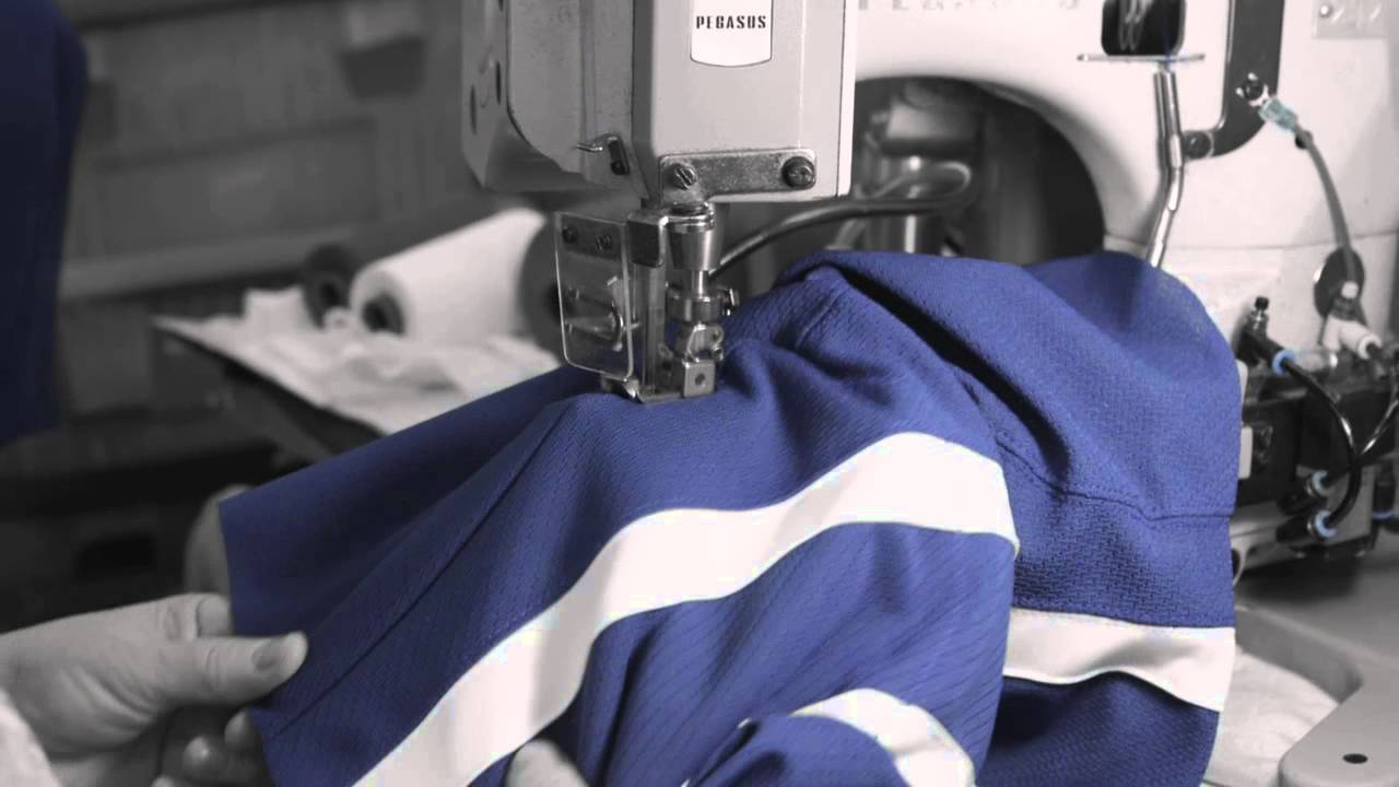 hockey jersey stitching