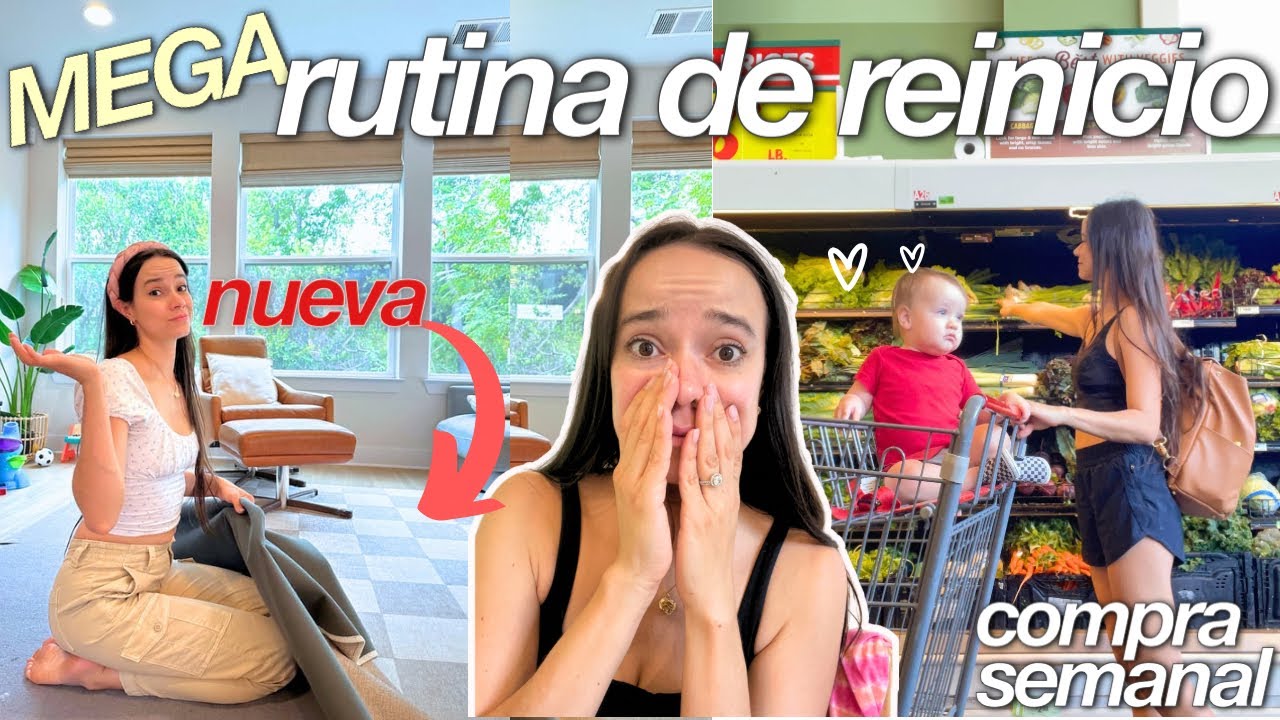 la peor VERGÜENZA. Rutina Productiva de REINICIO: decorando, compra semanal, cocinando