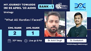 #SuccessStory | INI SS April '23 MCh Urology AML Rank 1 & CML Rank 2 Dr Ankit Singh | Dr Urology